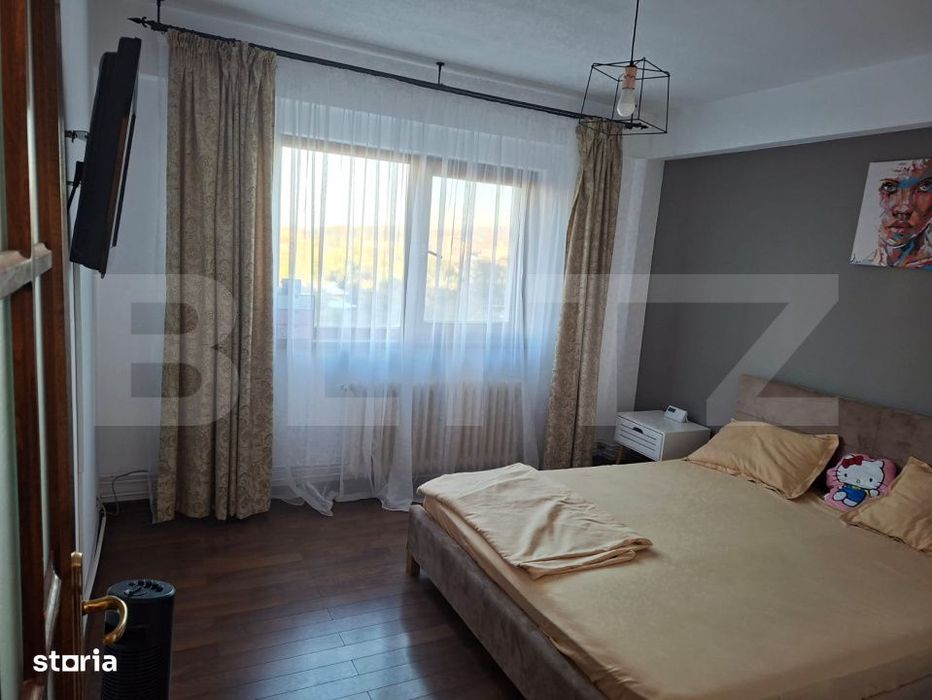 Apartament decomandat, 3 camere, 2 bai, zona Nicolina