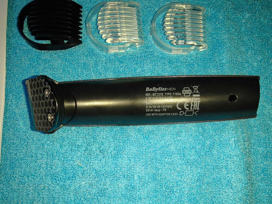 Set aparat de tuns și ras BaByliss MT727E Carbon Titanium 10in1