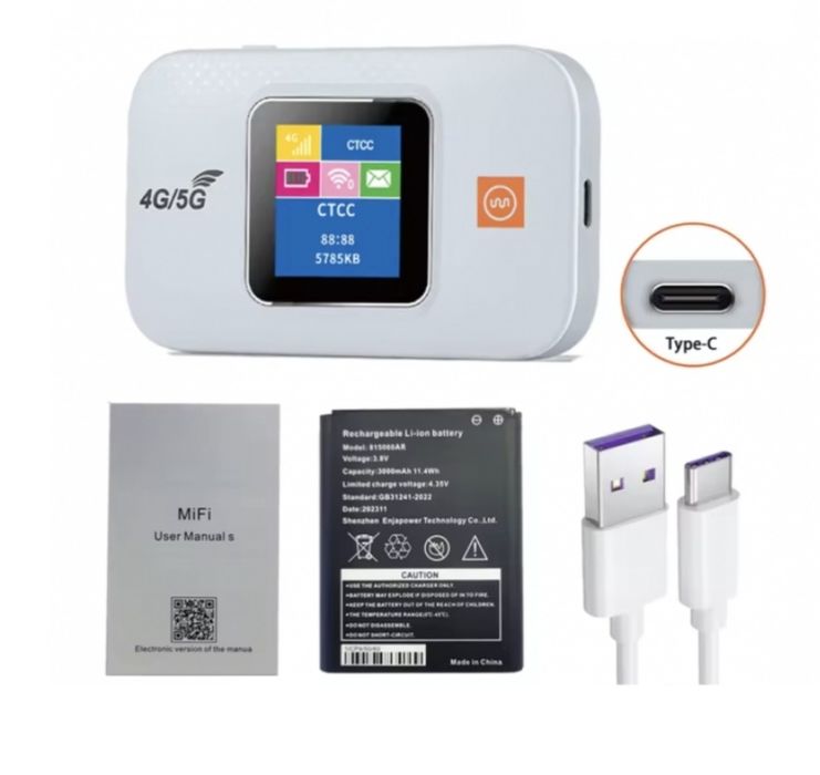 Карманный роутер 4G LTE WiFi E5577