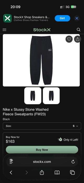 Nike x Stussy black