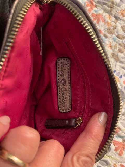 Geanta crossbody JUICY COUTURE din piele aurie noua