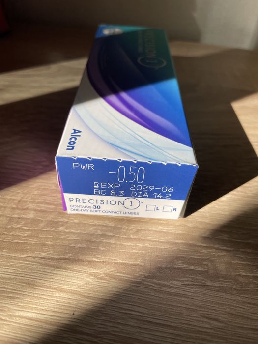 lentile de contact, miopie -0,50