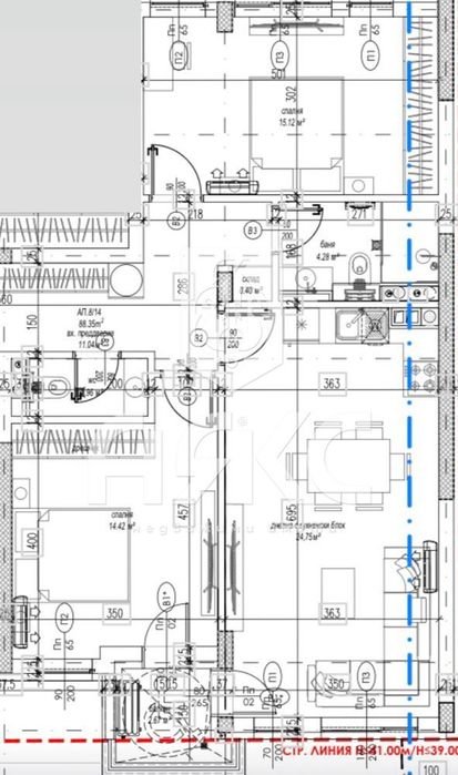 Продава се Тристаен апартамент в София, Младост 4 - 105 кв.м за 2693 €/кв.м - Снимка #1