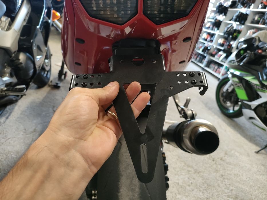 Suport număr moto rabatabil metal