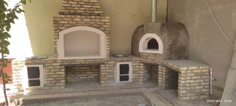 Ёзги ошхона. Барбекю толпами.  Турецкий тандир.  Пицца печ