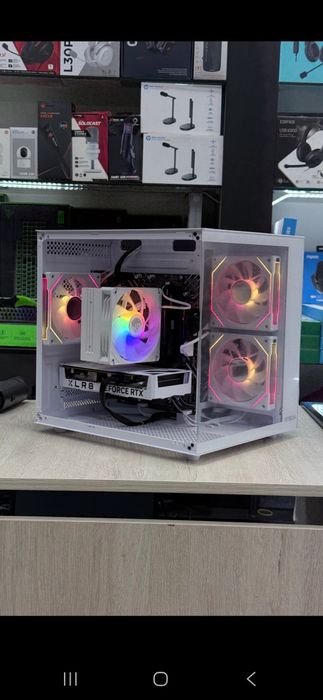 Gaming White kompyuter / i5 14400f / 16gb / 256gb / 1tb / rtx 4060