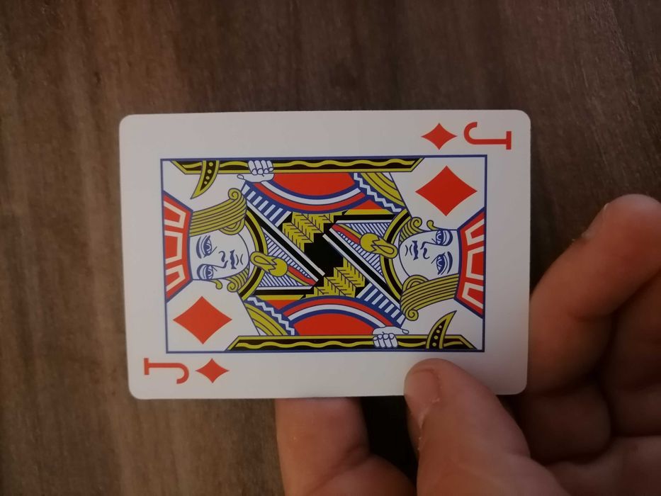 Carti de Joc Poker Trisat Plastifiate - 52 bucăți - Pachet