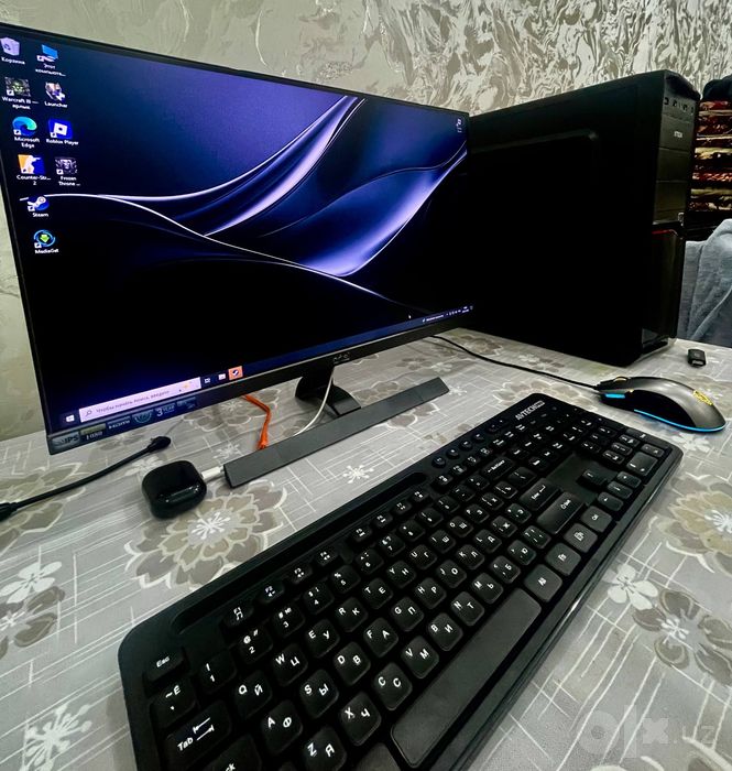 Ájayıp Tayın Kompyuter Toplamı (Sistemalıq blok + 24" Monitor)
