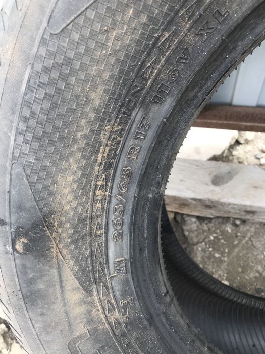 Шины летние в среднем состоянии