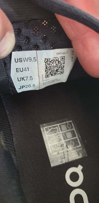 On Cloud Cloudmonster Mens Size 41/26.5см ОРИГИНАЛ! Мъжки Маратонки