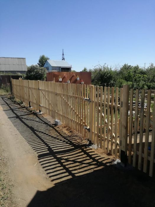 Штакетник,,волна,, установка,,