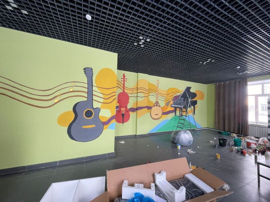 Художники. Роспись стен. Мурал. Рисунки на стене