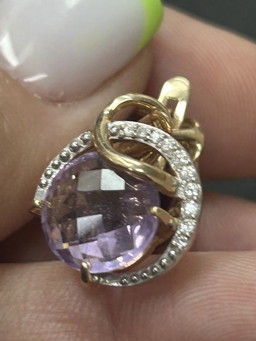 Серьги золотые 585