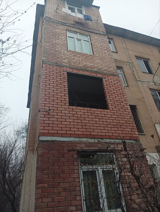 Balkonga g'isht teramiz.Kladka balkon .Керпичная кладка  балканов