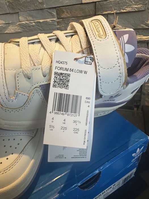 Adidas Forum 84 Low W White/Lilac – Mărimea 36⅔ EU – Noi cu etichete