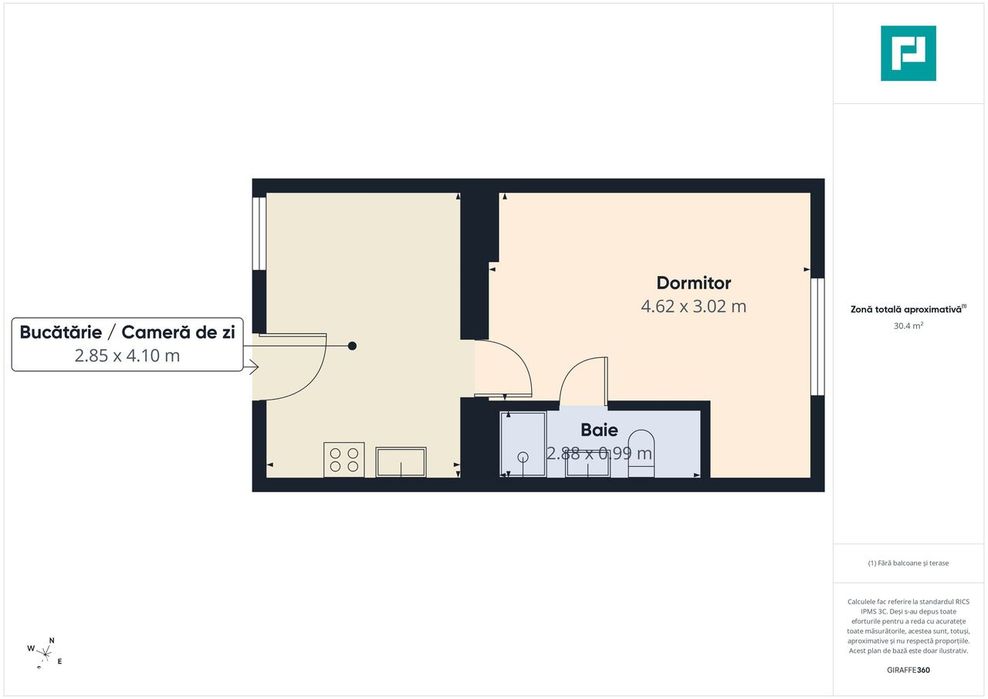 Apartament de Închiriat în Centrul Oradiei