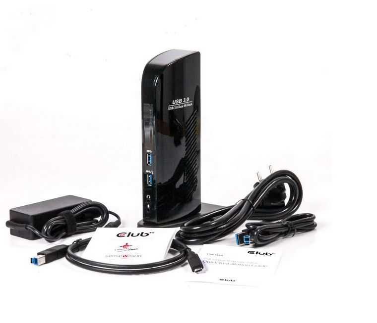 Docking station profesional DisplayLink pentru 2 monitoare 4K – nou sigilat