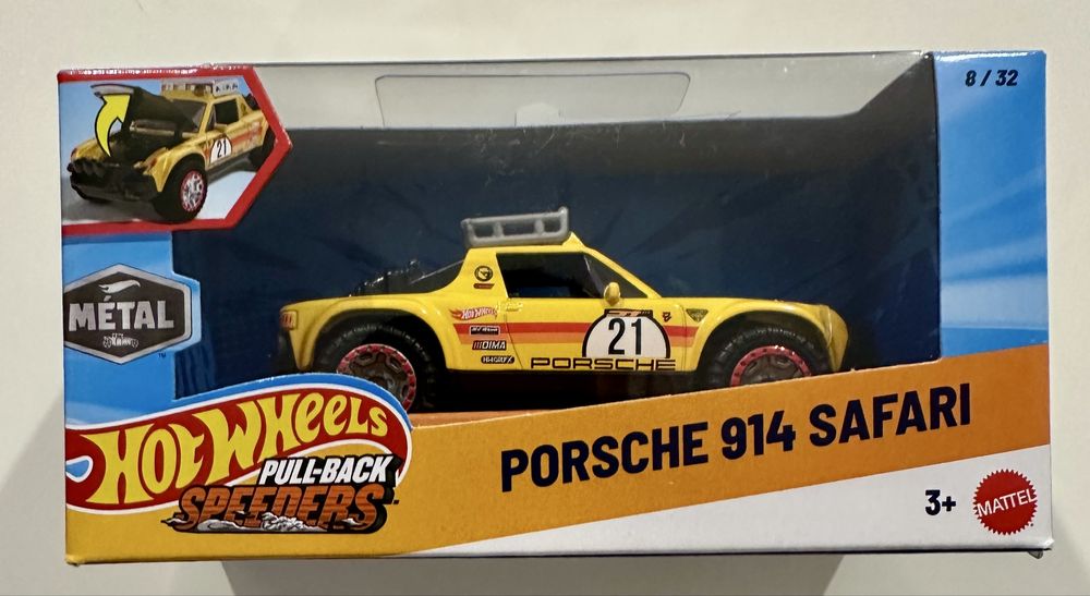 Hot Wheels Porsche 914 Safari и BMW M4 GT3 – Pull-Back