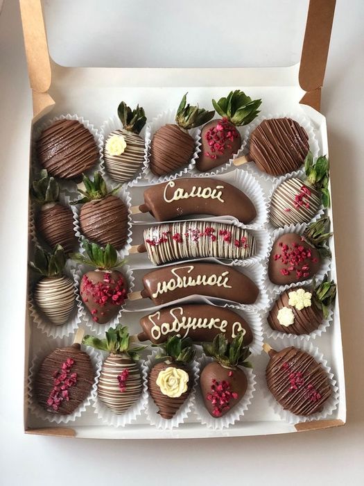 клубника в шоколаде