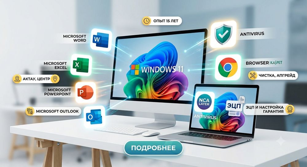 Компьютерный мастер / IT-Специалист Рафаэль. Актау