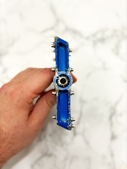 Pedale MTB Flat RFR (Cube) - Aluminiu - Pini Detașabili - Albastre