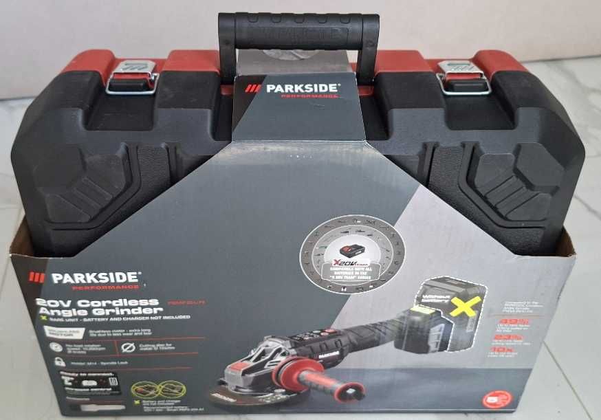 Акумулаторен ъглошлайф Parkside Performance PWSAP 20 Li G7 и F6 - нови, с гаранция