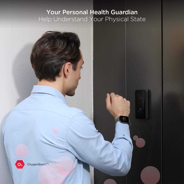 Смарт часовник Amazfit GTS 2e Зелен AMOLED дисплей 14 дни батерия