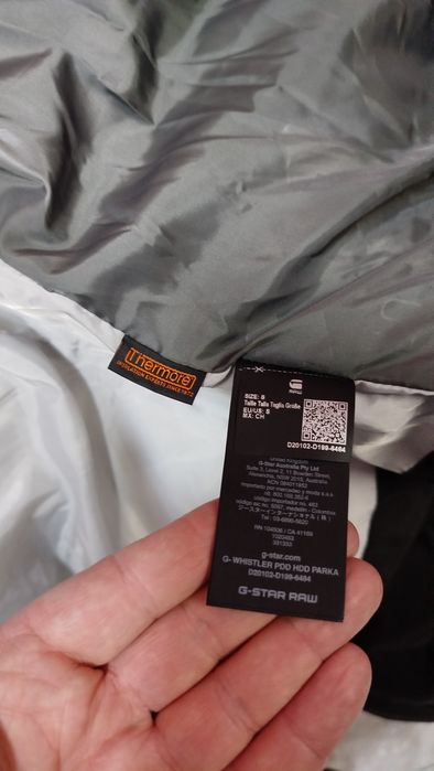 Оригинална парка G-Star Raw G-Whistler S , M , L , XL нова мъжка черна