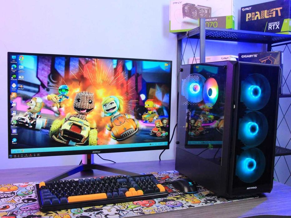 O'yinlar va montaj uchun kompyuter to'plami