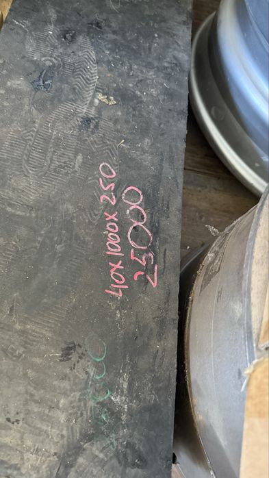 Техпластина резиновый нож для отвала