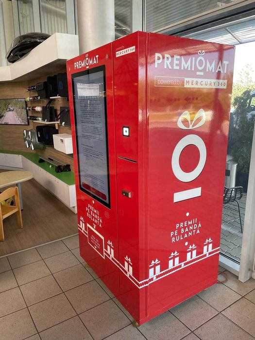 5 vendomate/automate vending cu touchscreen și refrigerare – pentru vending custom, sampling, promoții sau retail automatizat