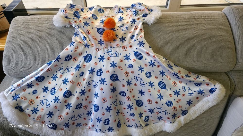 Новогодний костюм "Снеговички"