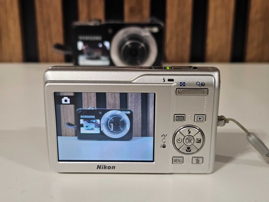 Y2K Aparat foto digital compact Nikon S200 7.1MP 3xZoom
