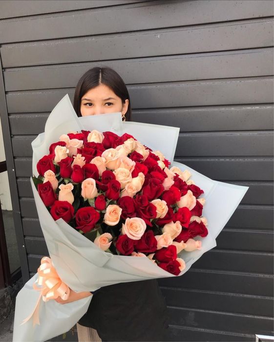 Цветы Алматы Доставка, розы, букеты ,пионы