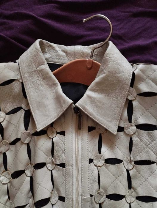 Дизайнерско яке от естествена кожа