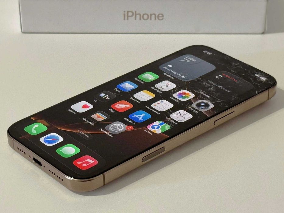 Бартер! iPhone 16 Pro Max Desert Titanium (Златен) 93%