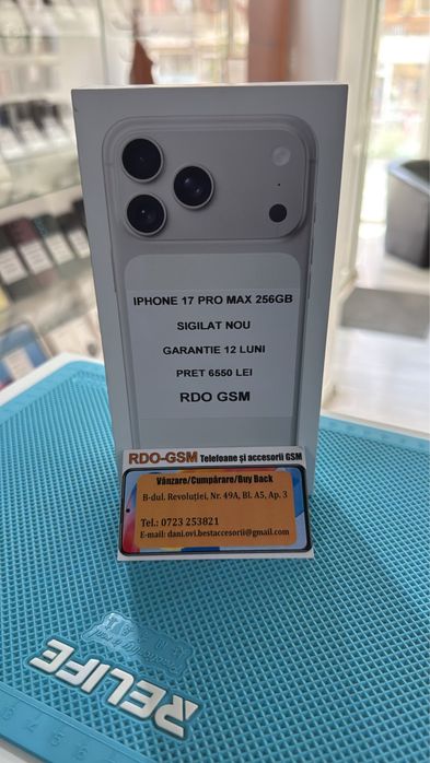 Iphone 17 Pro Max 256Gb Neverlock/Sigilat/Garantie