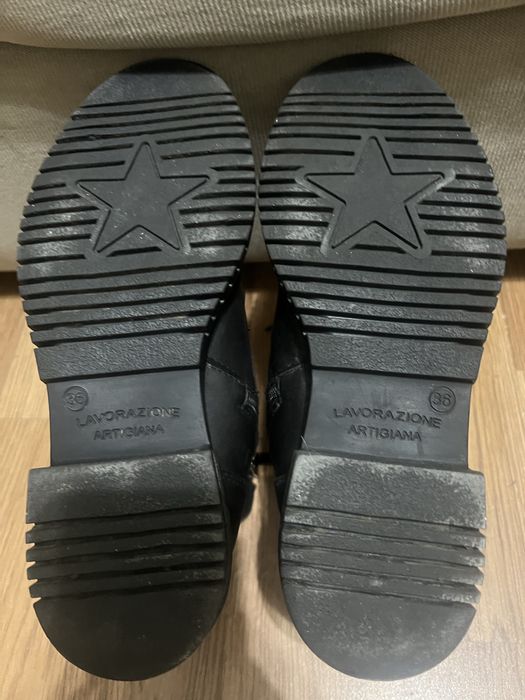 Ботинки зимние кожаные Италия