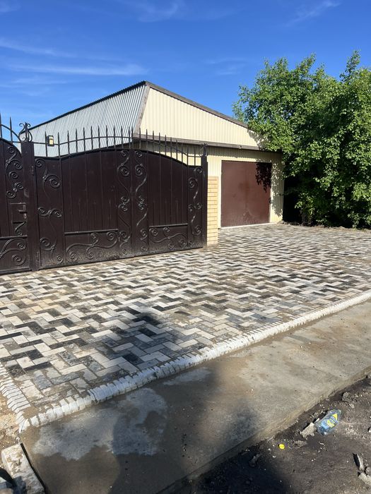 Укладка брусчатки