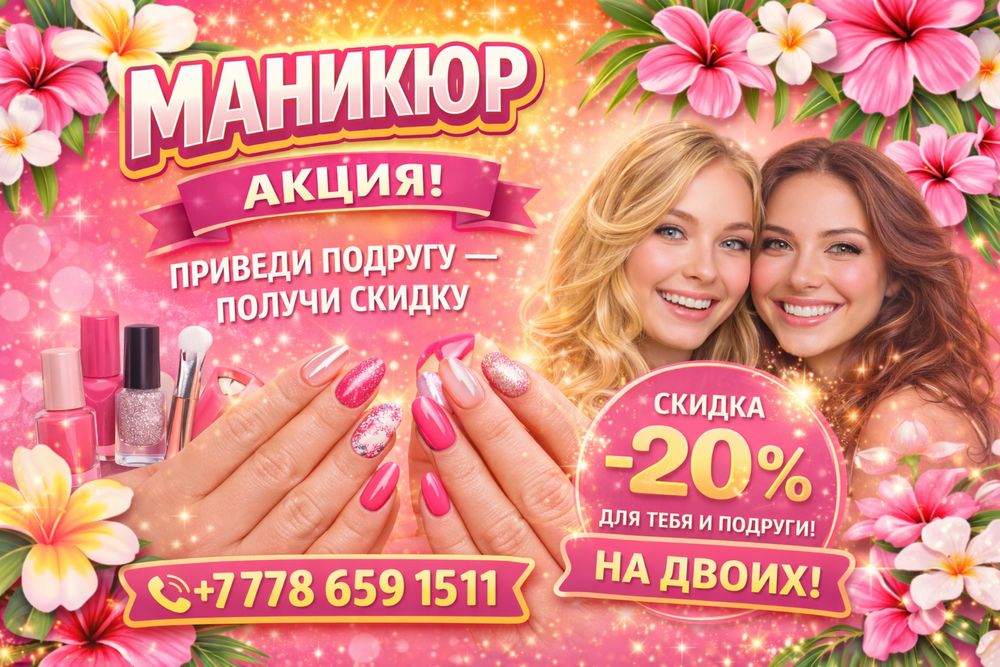 Качественный  маникюр