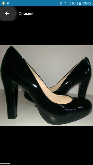 Лачени на платформа- 39н БIANCO-36н Tamaris 38н