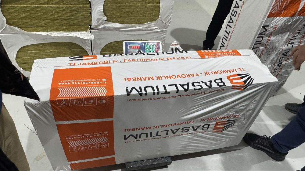 BAZALT Фасад учун Базальт минвата BASALTIUM завод