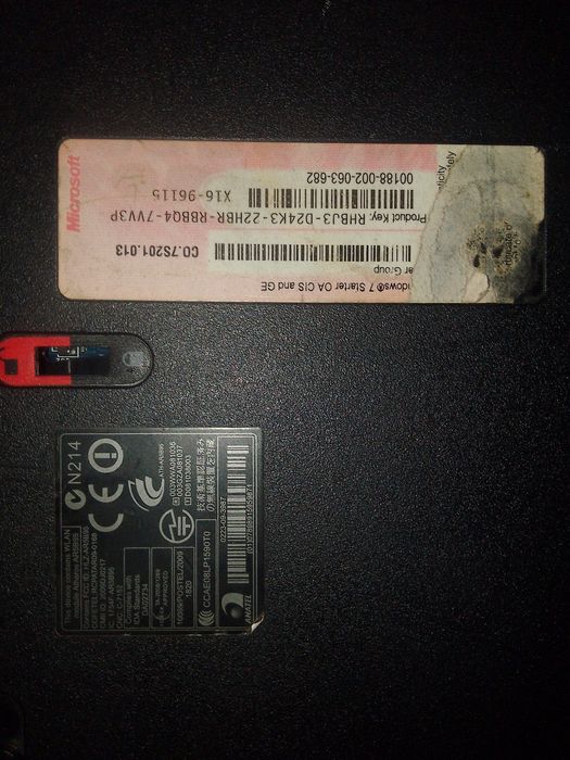 Ноутбук на запчасти