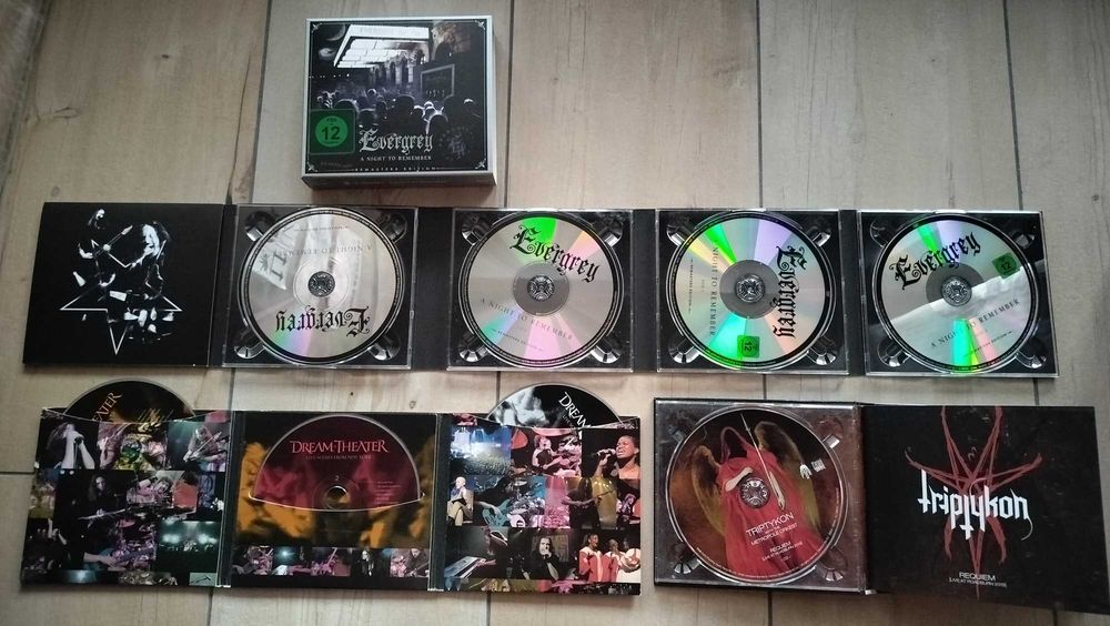 CD DVD Digipak Metallica Black Sabbath Evergrey Dream Theater Triptykon