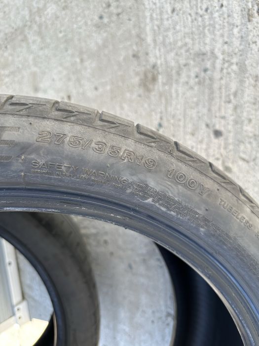2 cauciuri vara Runflat Bridgestone 275 35 R19