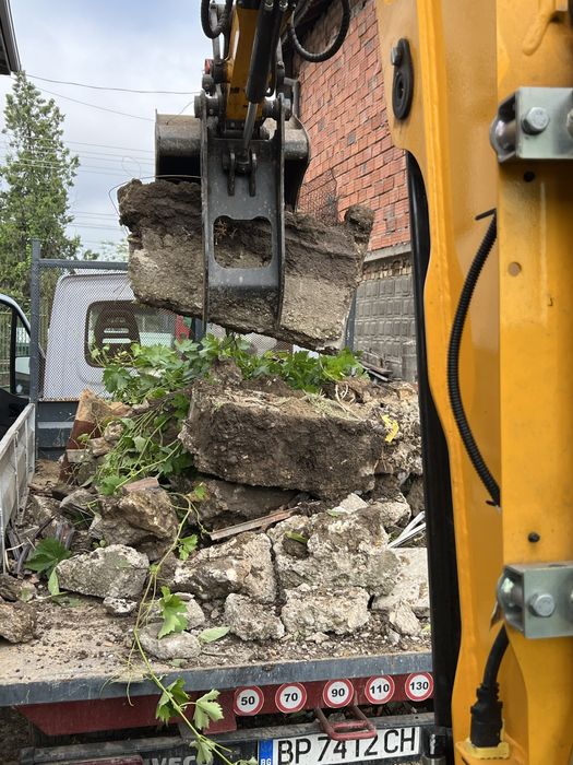 Услуги с Мини Багер 3,5 т и Самосвал