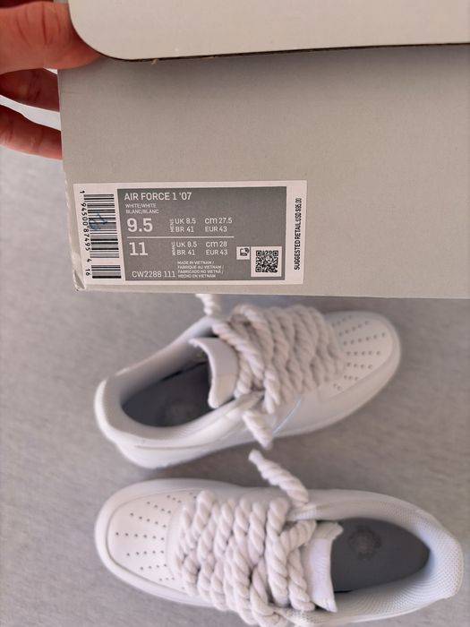 AirForce 1 White Rope Laces