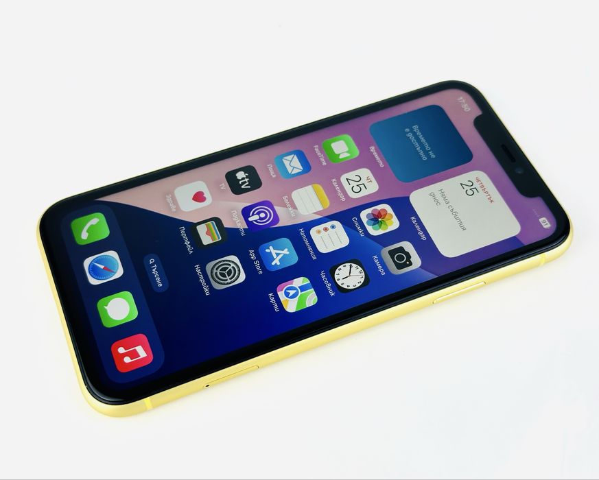 Apple iPhone 11 256GB Yellow 100% Батерия! Гаранция!