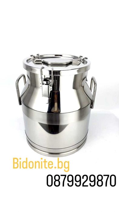 Бидони, казани и съдове с капак – 304 неръждаема стомана