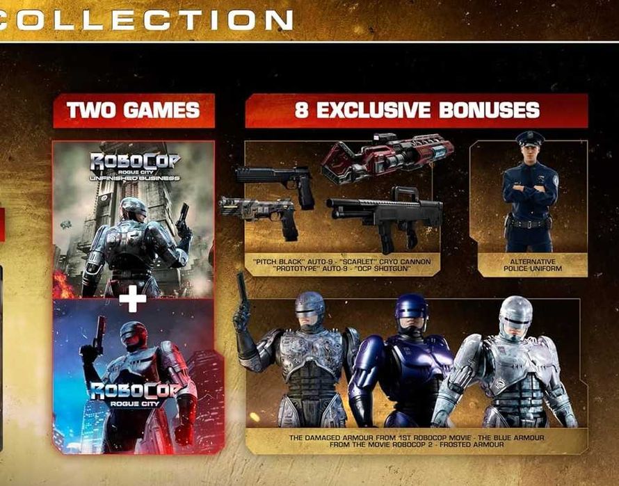 Joc RoboCop Rogue City Collection PS5 2 joc + all DLC + all updates